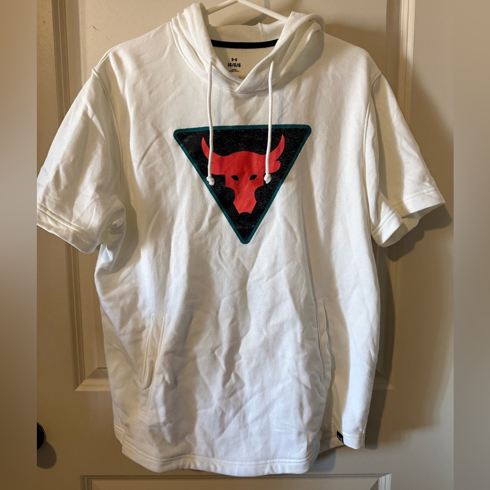 Under Amour Project Rock White Pullover Hoodie